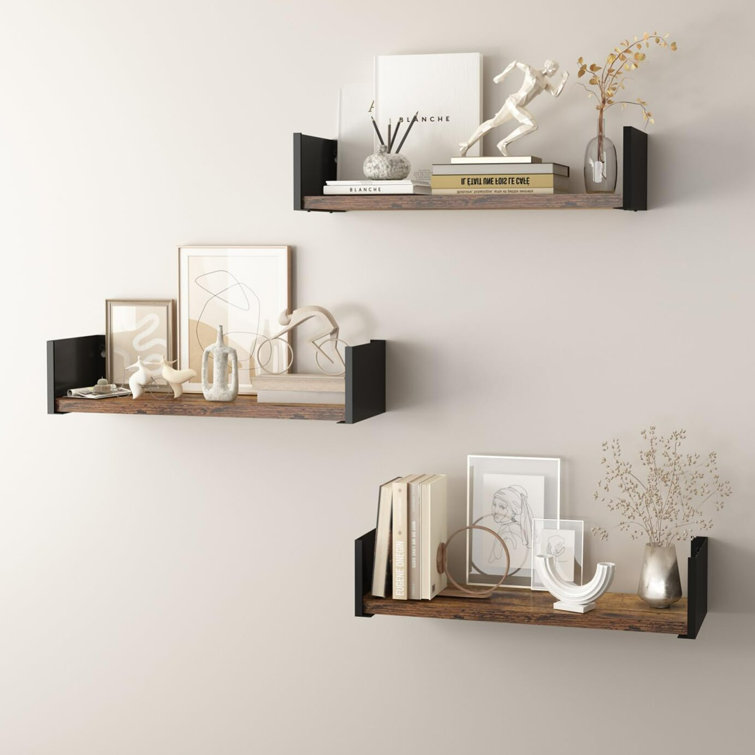 Williston Polett 3 Piece Floating Shelf Wayfair